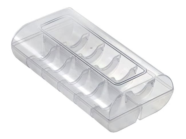 Boîte design Macado - pour 12 macarons - transparente - Silikomart
