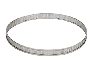 Cercle à tarte perforé inox