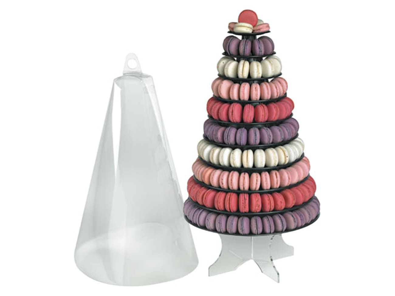Cone avec Pied - Verrines Plastique Mise en Bouche - Mallard Ferrière -  Appareil des Chefs