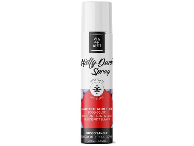 Colorant en spray effet mat - 250 ml - Rouge - Via delle Arti