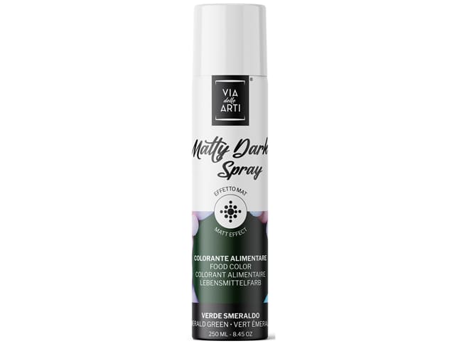 Colorant en spray effet mat - Vert émeraude - 250 ml DDM proche - Via delle Arti