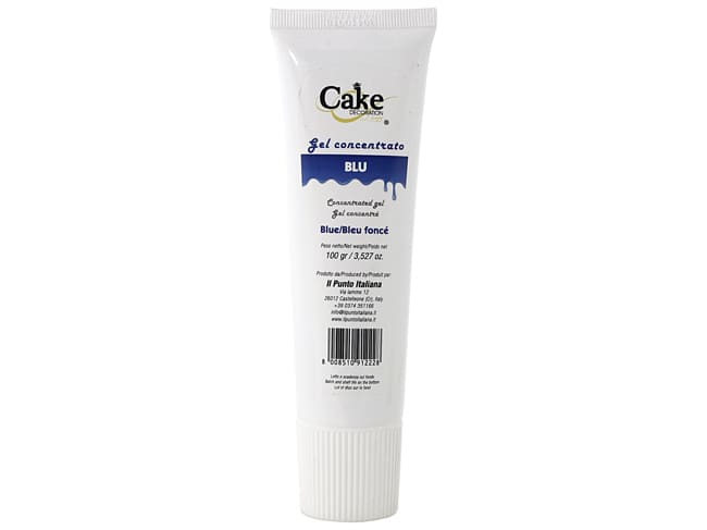 Colorant alimentaire en gel - liposoluble - Bleu 100 g - Cake Décoration