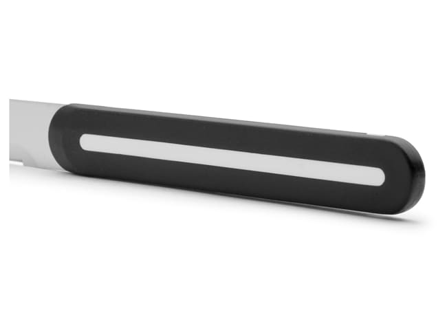 Couteau microdenté à bout rond - 10 cm - Noir - Arcos