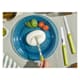Couteau microdenté à bout rond - 10 cm - Vert - Arcos