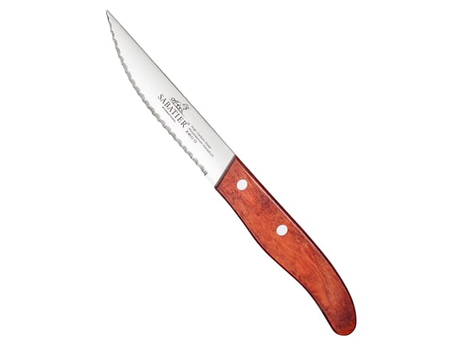 Couteau à steak Dallas - manche bois - lame 12,5 cm