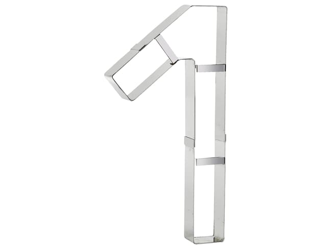 Emporte-pièce Chiffre N°1 - 32 x 16 cm - Mallard Ferrière