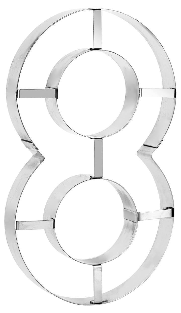 Grand Emporte-pièce Chiffre 2 – 10,2 Cm – Plastique Durable – Pour Cookies, Pâte à Modeler, Fondant – Fait Main USA