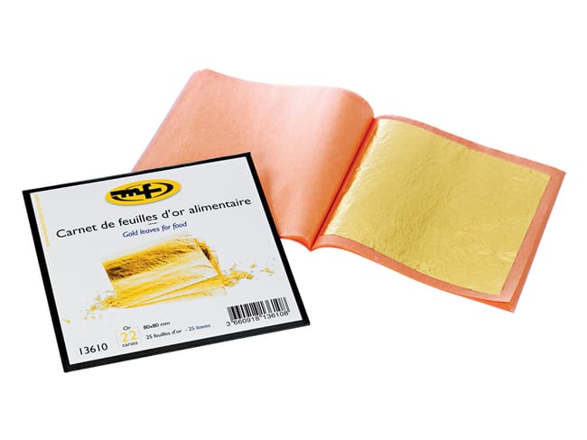 Feuilles d'or - Carnet de 25 feuilles