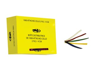 Liens cello twist armé 2 fils