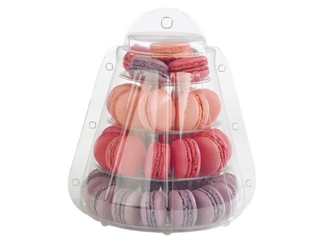 Mini-pyramide à macarons (x 6) - Présentoir à gâteau - Mallard Ferrière