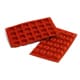 Moule silicone Silicon Flex - 24 savarins carrés 3,5 x 3,5 cm - 30 x 17,5 cm - Silikomart