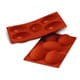 Moule silicone Silicon Flex - 5 demi oeufs 10 x 7,3 cm - 30 x 17,5 cm - Silikomart