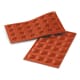 Moule silicone Silicon Flex - 24 demi-sphères Ø 3 cm - 30 x 17,5 cm - Silikomart