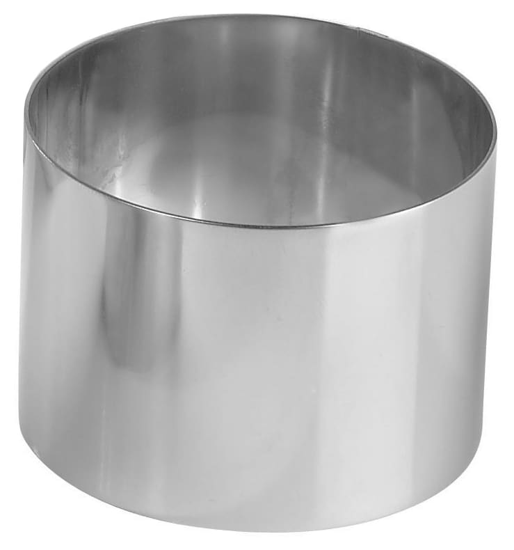 Cercle à mousse professionnel en inox Ø 18 cm - Meilleur du Chef