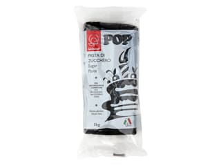 Pâte à sucre noire - Sachet de 1 kg - Modécor