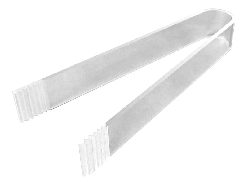 Pince à Glaçons En Acrylique Transparent - 16 Cm - Pour Buffet, Salade, Desserts (Cuisine Et Bar)