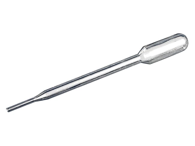 Pipette en polyéthylène - Ø 1 x L 9 cm - 1 ml (x 100)