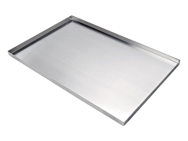 Plaque à bords droits - aluminium - 60 x 40 cm Occasion - Mallard Ferrière