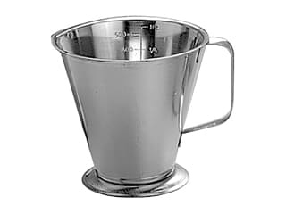 Pot gradué inox - 1/4 litre