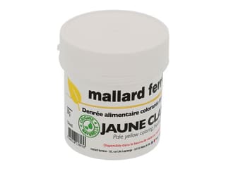 Poudre naturelle colorante 20 g - jaune clair - liposoluble - Mallard Ferrière