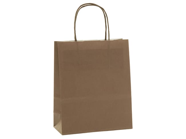 Sac cabas kraft (x 50) - Coloris chocolat