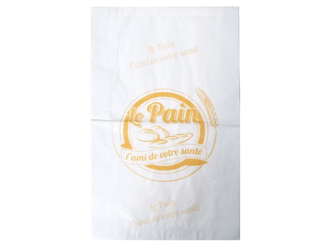 Sac pour pain coupé (x 250) - Kraft blanc 40 g - 42 x 25 cm