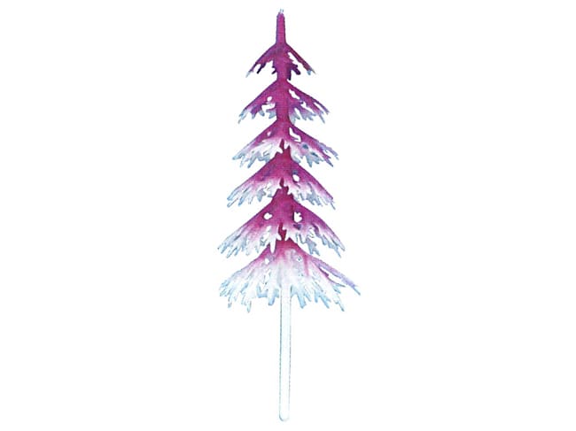 Sapins blanc et fuchsia (x 144)