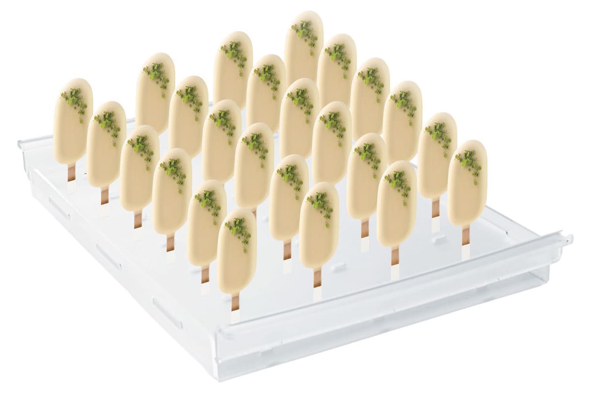 Présentoir à sucettes Pierrot Gourmand en bois