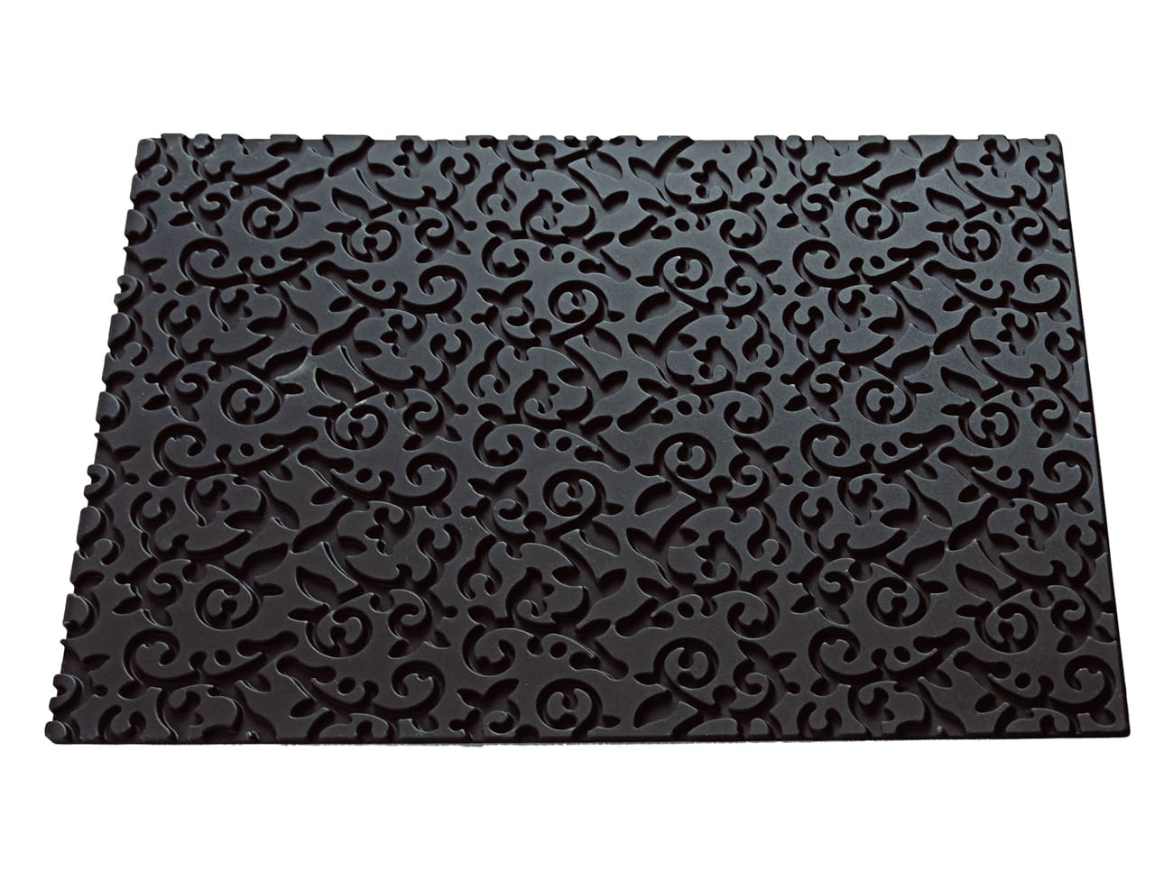 Tapis silicone motif arabesque - pour moule à bûche silicone