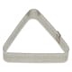 Triangle à tarte perforé inox - bords arrondis - 8,5 x 7,5 cm - Mallard Ferrière