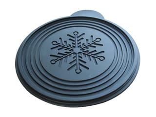 Disque de cuisson relief - flocon de neige