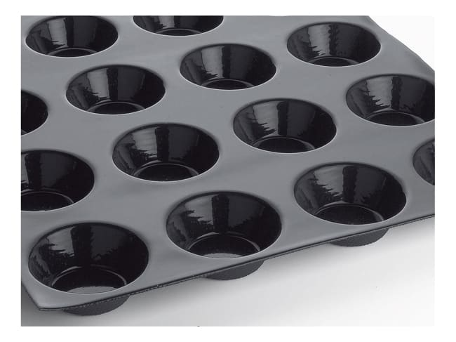 Moule tartelettes creuses évasées - 60 x 40 cm - Ø 9,6 cm (15 empreintes) - Flexipan