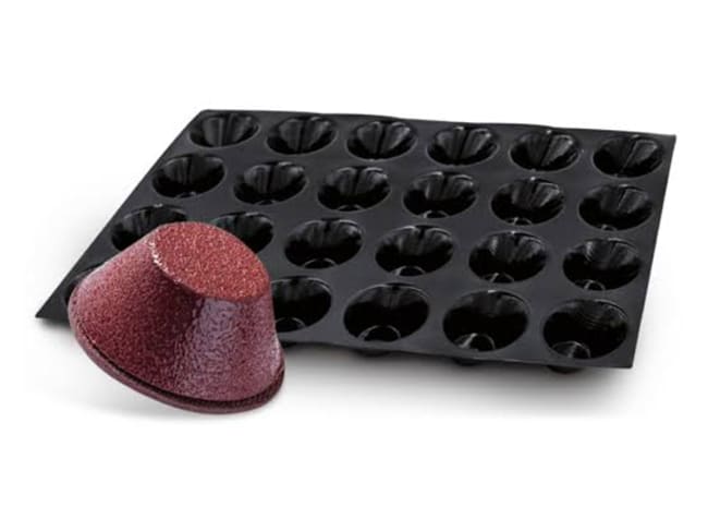 Moule muffins - 60 x 40 cm - Ø 8 cm (24 empreintes) - Flexipan