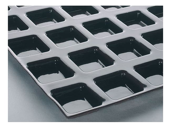 Moule 60 petits fours carrés - 60 x 40 cm - Flexipan