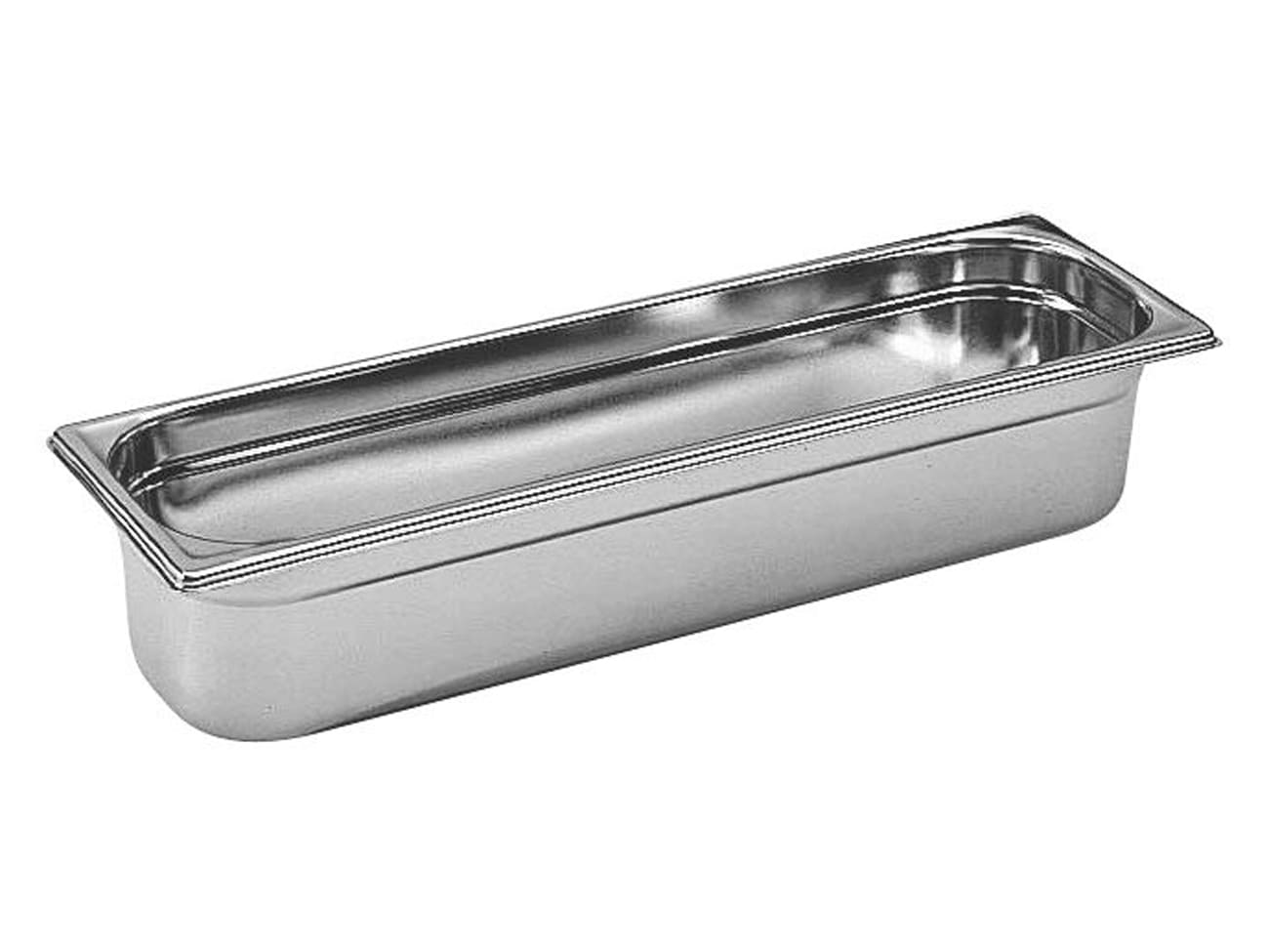Récipient Gastronorme GN 2/3 Acier Inoxydable 6,5 L - Profondeur 100 Mm - AcMax