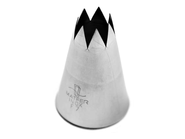 De Buyer - Douille à petit fours en inox - 16 dents, diamètre 1,4 cm - En Inox De Buyer - Douille à petit fours en inox - 16 dents, diamètre 1,4 cm - En Inox