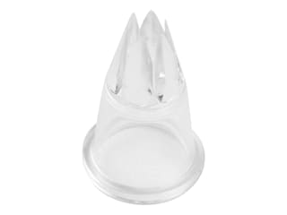 Douille cannelée 6 dents - copolyester - Ø 1,7 cm - F6 - Matfer