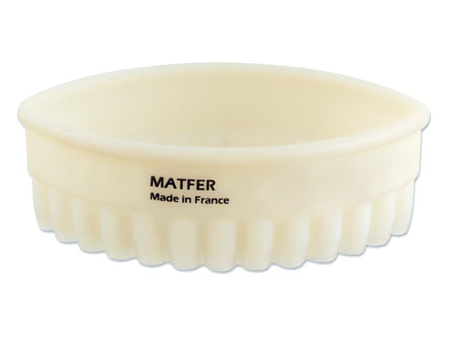 Emporte-pièce ovale cannelé - Exoglass® - 7 x 4 cm - Matfer