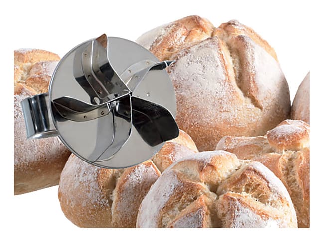 Marqueur inciseur - pour petits pains - Ø 6,5 cm sans trou central