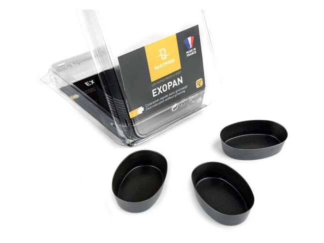 Ovale royal (x 25) - Exopan® - 7 x 4,5 cm - Matfer