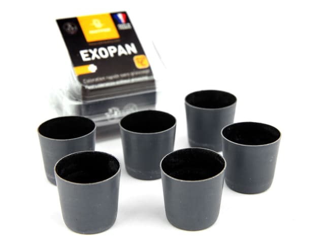 Petit four cake bouchon (x 12) - Exopan® - Ø 2,5 cm - Matfer