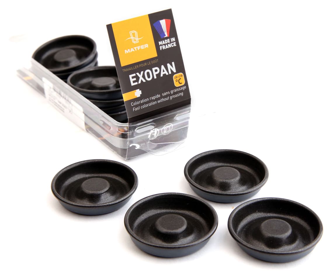 Moule à savarin (x 12) - Exopan® - Ø 8 cm - Matfer - Meilleur du Chef