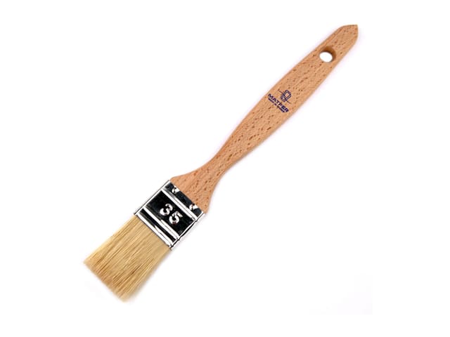 Pinceau De Cuisine En Bois Louis Tellier NP35-1 - Pour Pâtisserie, Largeur 35 Mm, Manche 50 Mm - 10