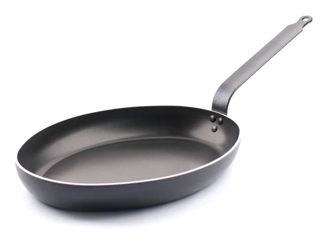 Wok de cuisine en aluminium anti-adhésive 28 cm. Chef Matfer