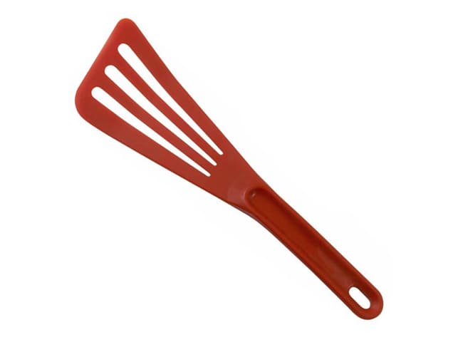 Spatule ajourée Pelton - Exoglass® - Coloris : rouge - Matfer