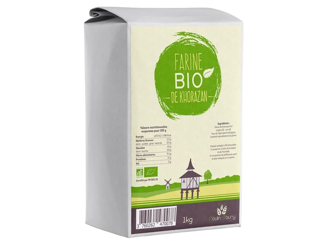 Farine de blé Khorasan - 1 kg DDM proche - Moulin Maury
