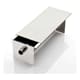 Moule à cake inox triangle - avec insert tube - 8,2 x 25 x ht 8 cm - Martellato