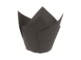 Caissette Tulipcup noire (x 200)