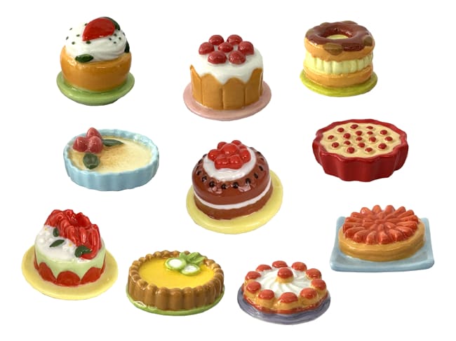 Fèves - Les desserts de toujours - Collection 2025 - Boite de 100 fèves - Nordia