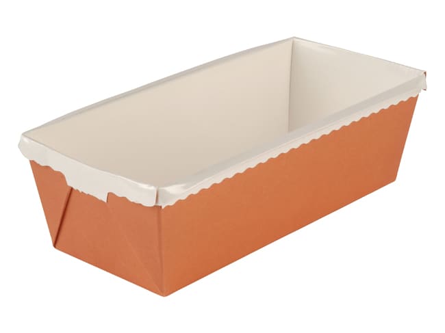 Moule à cake Optima - carton renforcé - 16,5 x 6,5 x ht 4,5 cm (x 10) - Nordia